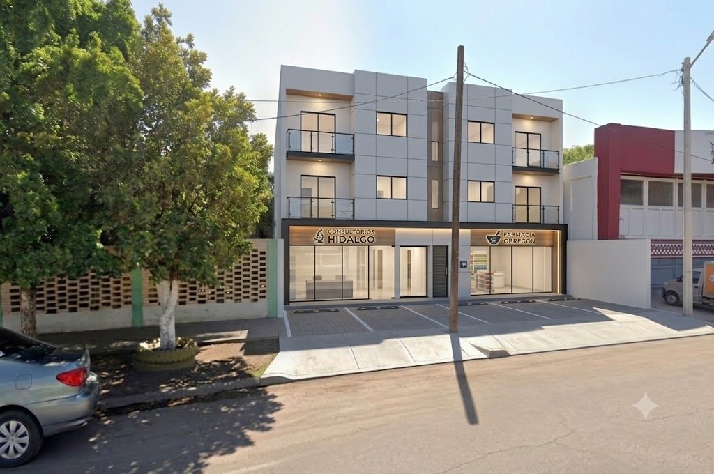 Terreno en Venta - Colonia Hidalgo 11 Edificio de uso mixto comercio y departamentos ejecutivos en Ciudad Obregon